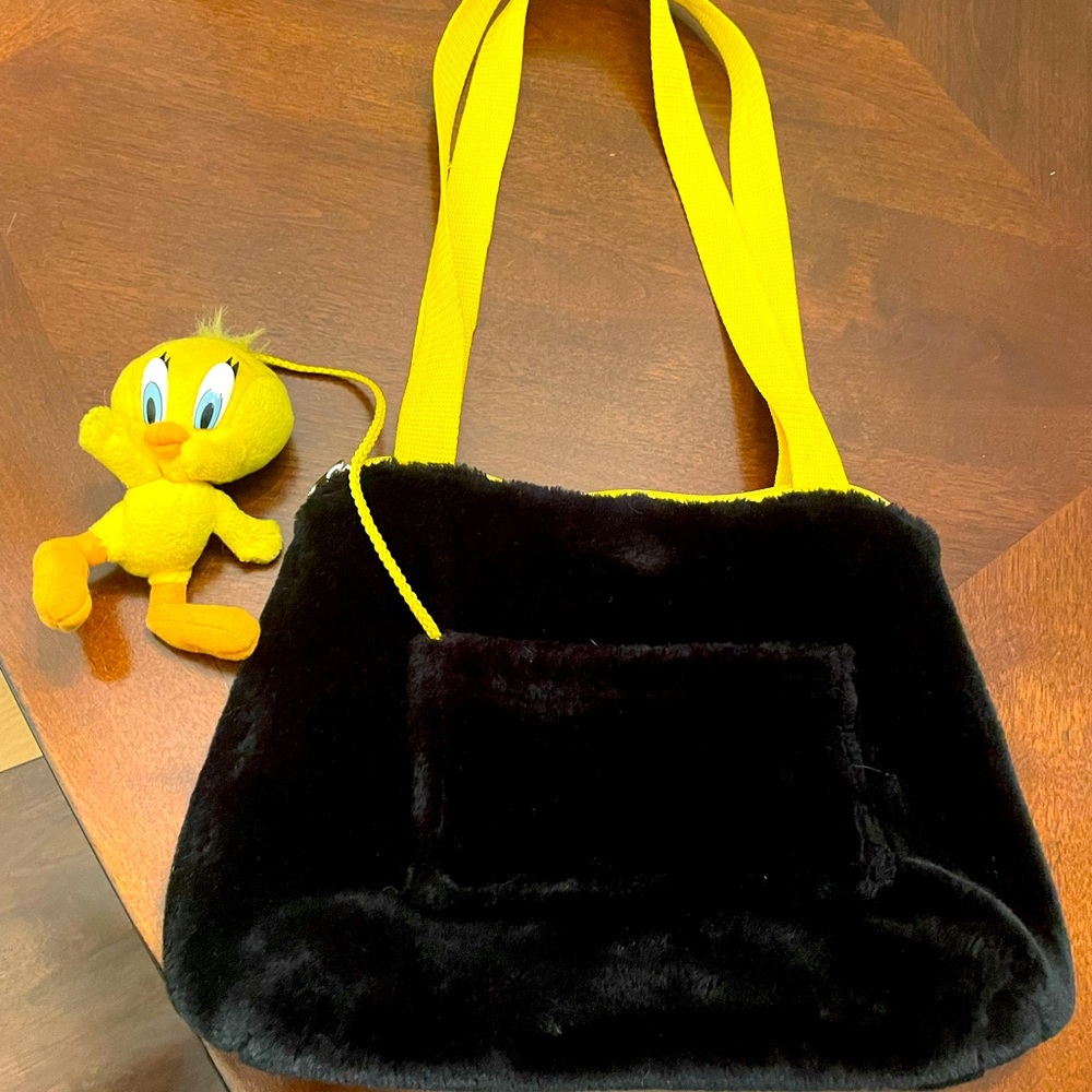 Vintage looney tunes tweety bird purse